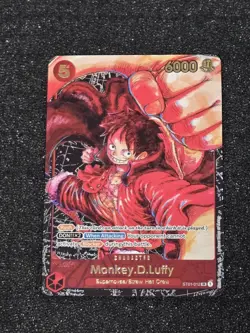 One Piece TCG Monkey.D.Luffy SR Alt Art Awakening of New Era ST01-012 English - Image 1