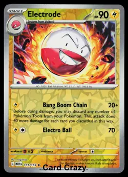Electrode 101/165 Reverse Holo SV: Scarlet & Violet 151 Pokemon Card [Near Mint] - Image 1
