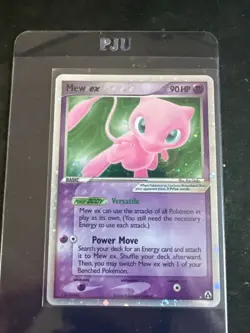 Pokemon Mew ex 100/110 EX Holon Phantoms Ultra Rare Holo LP - Image 1