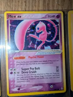 Pokemon TCG: Mew EX 100/110 Ex Holon Phantoms 2006 Holo - Image 1