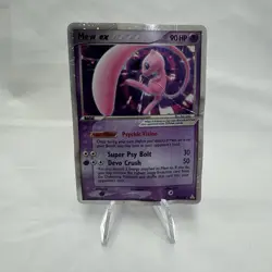 2006 Pokemon EX Holon Phantoms Mew EX Holo Foil Rare 100/110 Damaged/HP - Image 1