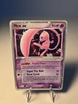 Pokemon Mew EX Holon Phantoms Holo Rare Card 100/110 Vintage TCG - Image 1