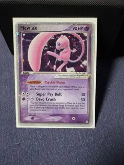 2006 Pokemon EX Holon Phantoms Mew EX Holo Foil Rare 100/110 - Image 1