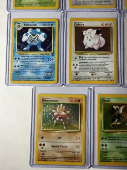 Pokemon Vintage Lot 11 Cards Holo WOTC 1999 1st Edition Fossil Jungle Base Set 2 - Image 2