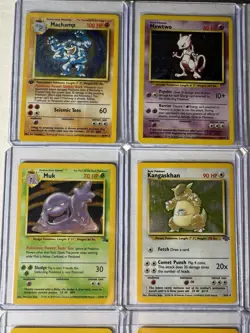 Pokemon Vintage Lot 11 Cards Holo WOTC 1999 1st Edition Fossil Jungle Base Set 2 - Image 5