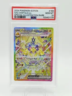 PSA 10 Galvantula ex 168/142 Special Illustration Rare Pokemon TCG Stellar Crown - Image 1