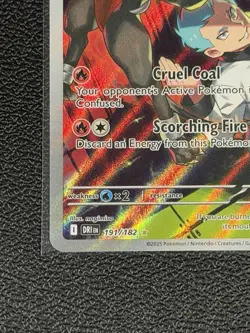 Team Rocket's Houndoom 191/182 Illustration Rare Destined Rivals NM Pokemon - Image 2