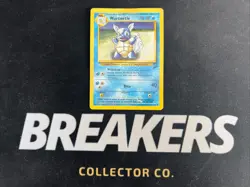 Pokemon Wartortle Gold Foil W Wizards of the Coast Stamp Base Set 2 Card 63/130 - Image 1