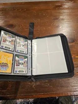 Pokemon Mewtwo and Mew TCG Binder 3 Ring 4 Pocket w/Holo Cards - Image 4