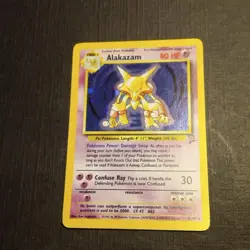 Alakazam 1/130 - Holo Rare - Base Set 2 - VINTAGE WOTC POKEMON CARD - NM/M - Image 1