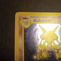 Alakazam 1/130 - Holo Rare - Base Set 2 - VINTAGE WOTC POKEMON CARD - NM/M - Image 2