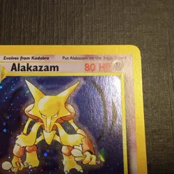 Alakazam 1/130 - Holo Rare - Base Set 2 - VINTAGE WOTC POKEMON CARD - NM/M - Image 3