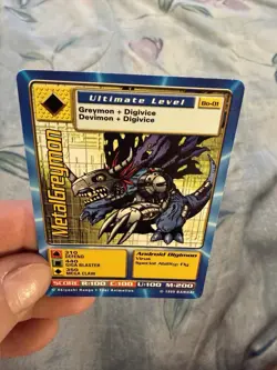 Bandai TCG MetalGreymon Digimon Bo-01 Card 1999 Edition - Image 4