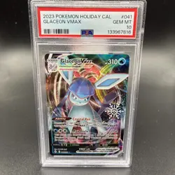 Glaceon VMAX - (Holiday Calendar) 041/203 Miscellaneous Cards & Products PSA 10 - Image 1