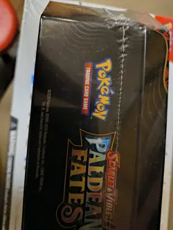 Pokemon TCG Scarlet & Violet Paldean Fates Shiny Charizard ex Tin New Sealed - Image 3