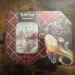 Pokemon TCG Scarlet & Violet Paldean Fates, Charizard EX, Sealed Tin - Image 1