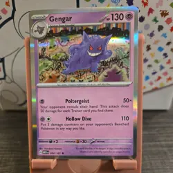 Gengar 094/165 SV: MEW EN-151 Holo Rare Pokemon Card - Image 1