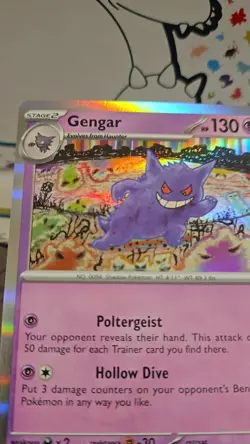 Gengar 094/165 SV: MEW EN-151 Holo Rare Pokemon Card - Image 2