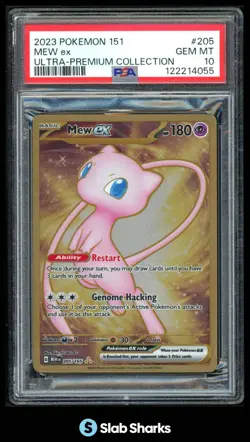 2023 POKEMON SV 151 MEW EN #205/165 MEW EX ULTRA PREMIUM COLLECTION PSA 10 - Image 1