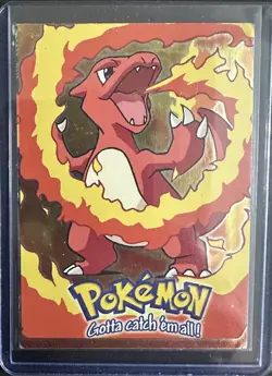 Pokemon Card - Topps Charmeleon E5 of 12 Movie Edition Holo Foil Blue Logo - Image 1