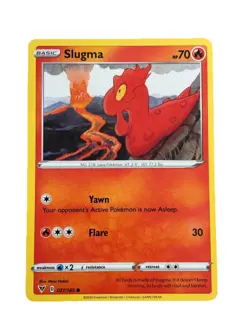 New: 2020 Pokemon TCG Slugma 027 Swsh04: Vivid Voltage Regular Common - Image 1