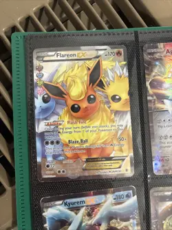 Flareon EX - RC28/RC32 - Full Art Ultra Rare Generations - Pokemon Card - MP - Image 2