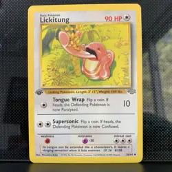 Pokemon TCG Lickitung Jungle Set 1st Edition 38/64 Mitsuhiro Arita NM - Image 1