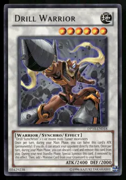 DRILL WARRIOR DP10-EN018 RARE DUELIST PACK: YUSEI 3 YU-GI-OH - Image 1
