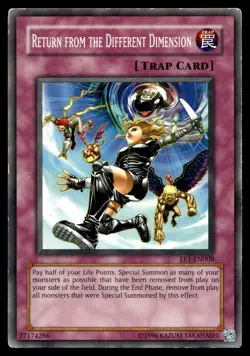 RETURN FROM THE DIFFERENT DIMENSION EP1-EN008 COMMON EXCLUSIVE PACK YU-GI-OH - Image 1