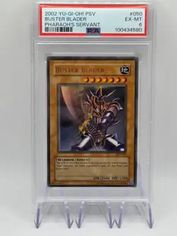 2002 Yu-Gi-Oh! Buster Blader PSV-050 | PSA 6 EX-MT - Image 1