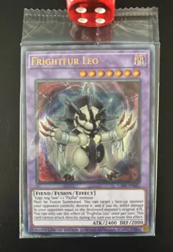 YuGiOh Frightfur Leo LART-EN025 Lost Art Promo Sealed RED DIE NOT INCLUDED - Image 1