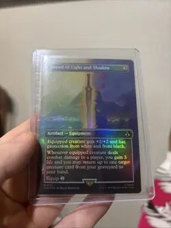 Sword of Light and Shadow (Borderless) Universes Beyond: Assassin's Creed Foil - Image 4