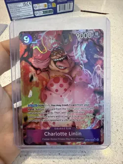 Charlotte Linlin Alt Art Parallel OP08-069 Two Legends Foil One Piece CCG - Image 1