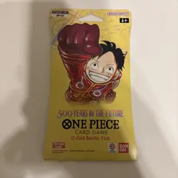 One Piece OP-07 500 Years in the Future Sleeved Booster Pack, English - Image 1