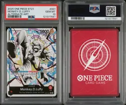 One Piece Monkey.D.Luffy (ST21-001) (Parallel) ST21 Gear 5 PSA 10 GEM - Image 3