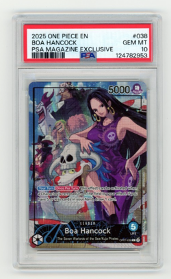 One Piece CCG Boa Hancock PSA Magazine Exclusive Promo OP07-038 PSA 10 Gem Mint - Image 1
