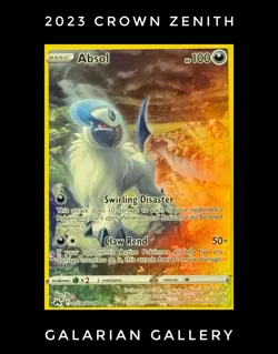 Absol 2023 Pokemon Crown Zenith GG16/GG70 Galarian Gallery Full Art NM/M - Image 1