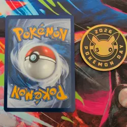 2026 Pikachu 051/162 Pokemon Day 30th Anniversary Stamped Promo TCG Plus Coin - Image 2