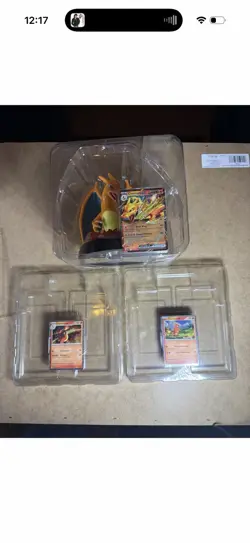 Pokemon TCG: Charizard SPC Figure With Promo Cards All 3 Promos Included - Image 1