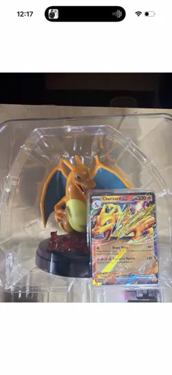 Pokemon TCG: Charizard SPC Figure With Promo Cards All 3 Promos Included - Image 2