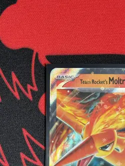 3 x Stamped Pokemon TCG Team Rocket's Moltres ex Destined Rivals UPC Promo Cards - Image 5