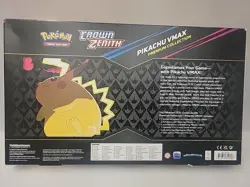 Pokemon Sword & Shield Crown Zenith Pikachu VMAX Special Collection Box Packs 820650851889 - Image 2