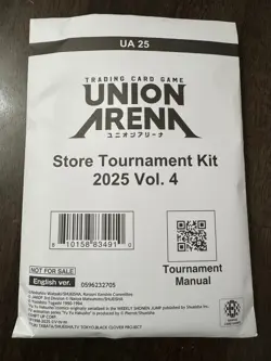 Union Arena TCG Trading Card Game Store Tournament Kit 2025 Vol 4 English Sealed - Image 1