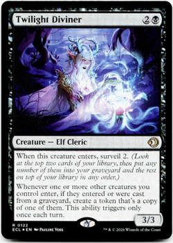 Twilight Diviner (FOIL) - [Lorwyn Eclipsed] Magic MTG ECL 0122 NM 💀 - Image 3