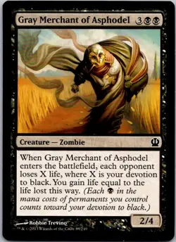 Gray Merchant of Asphodel C Theros 89 NM Normal - Image 1