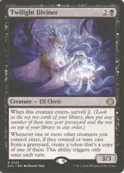 MTG Twilight Diviner (0122) *Non-Foil* Base Rare Lorwyn Eclipsed MT/NM - Image 1