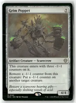 Grim Poppet Commander: Lorwyn Eclipsed Magic MTG NM - Image 1