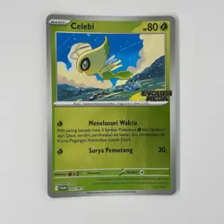 Special Pokemon TCG Indonesia Celebi Promo Mega Evolution 003/M-P Holo - Image 1