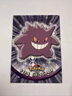 Topps Pokemon Gengar #94 2000 TV Animation Edition Good Condition - Image 3