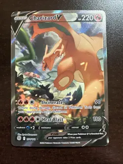 Charizard V 154/172 Pokemon TCG Brilliant Stars LP - Image 1